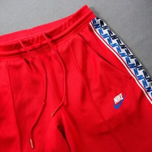 Retro Nike Men TAPED PANTS POLY Track Pants Logo Athletic Joggers M aj2297 27x26